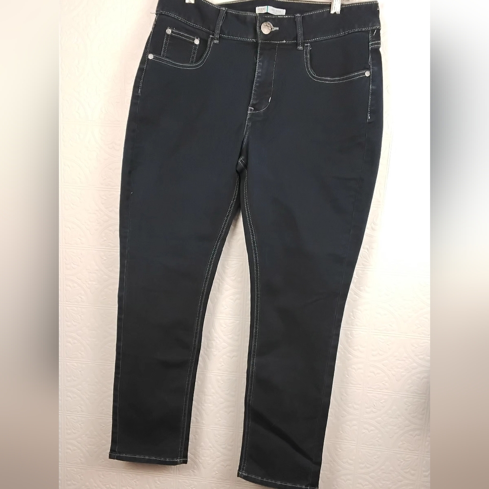Lee Dark Blue Mid Rise Skinny Jeans